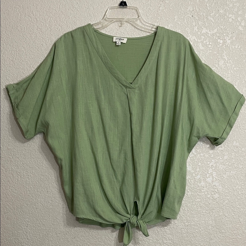 Umgee V-Neck Blouse